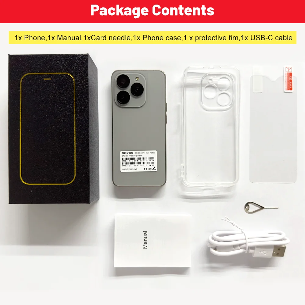 World Premiere SOYES XS18 Pro Max Mini Smartphone 4G 4.3\
