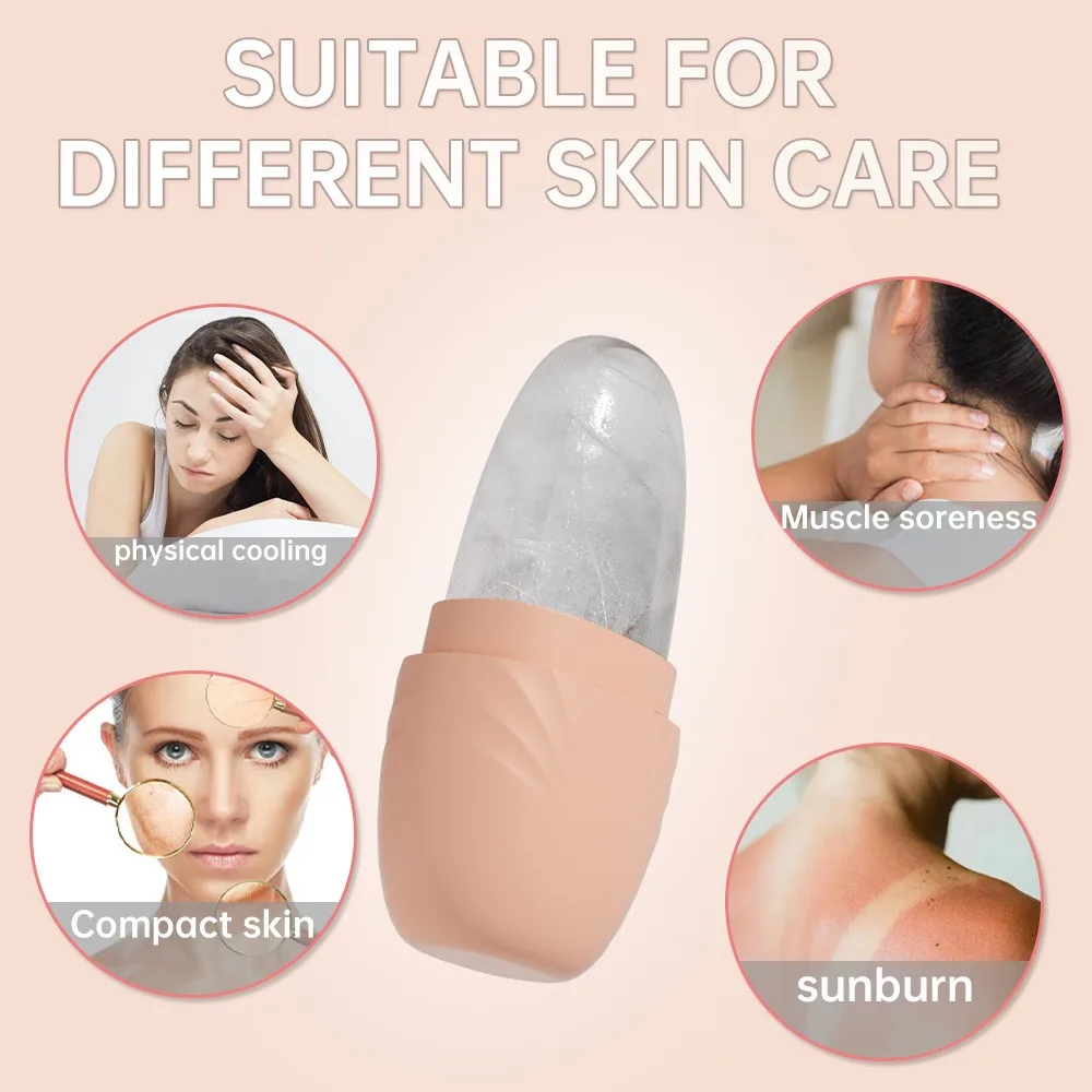 Ice Grid Silicone Face Mold Applicator for Beauty Routine Daily Use Skincare Facial Massage Beauty Ice Mold Skin care Tools