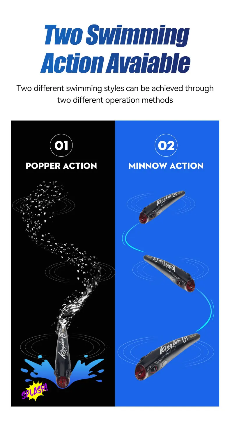 Kingdom Sea Topwater Popper Angelköder 55g 78g 160mm 180mm Schwimmender Wobbler Künstlicher Hartköder für Thunfisch GT Meeresfischerei – Detail 6