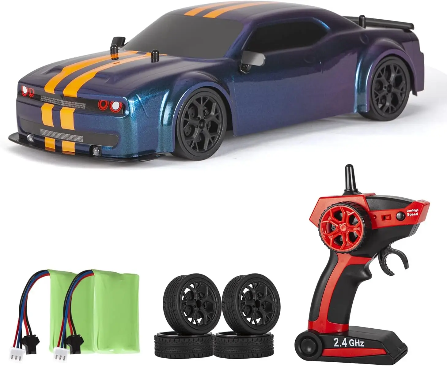 

1:14 Scale Remote Control Drift Car, 4WD High Speed Racing Toy for Kids and Boys
