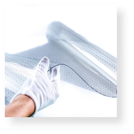 TOPLED Programmable Sticker LED  Film Indoor Glass Window Transparent Flexible Curtain Sticky Film Flexible Led Display Screen