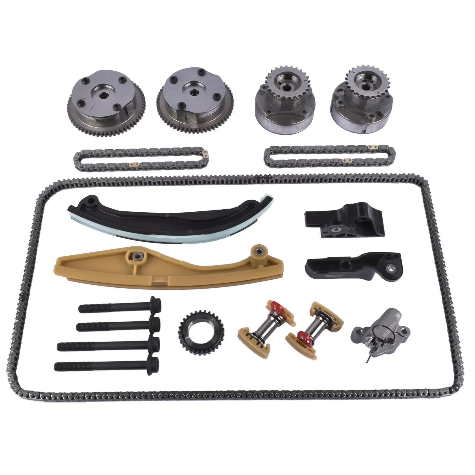 

Engine Parts Timing Chain & VVT Kit Fit 3.5 L 2011-2017 V6 GAS DOHC For Ford F-150 Expedition Lincoln Navigator Turbocharged