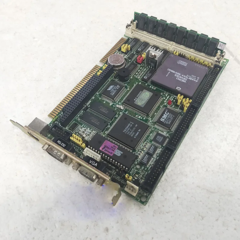 

high quality For Advantech Industrial Computer Motherboard 486 Half-length Board PCA-6144V REV.A2