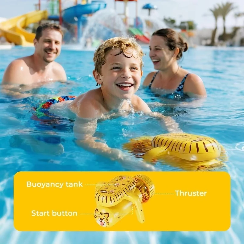 Hagul Aluminum Underwater Scooter Family Fun Long Battery Life 2 Speed Modes for Swimming Snorkeling Pool & Water Park view 2