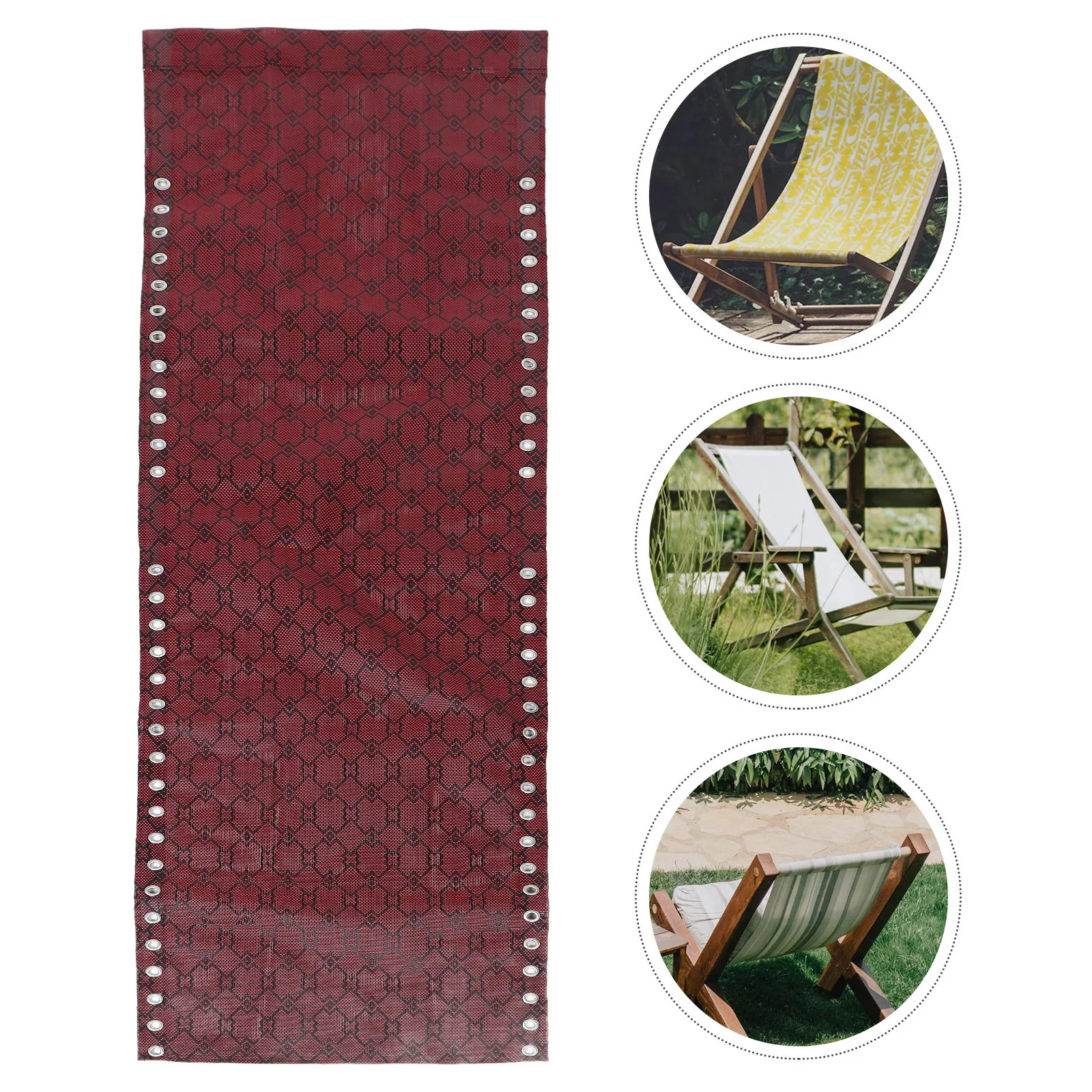

1Set Patio Chair Sling Replacement Durable Mesh for Outdoor Furniture Easy to Install Patio Chair Sling Replacement