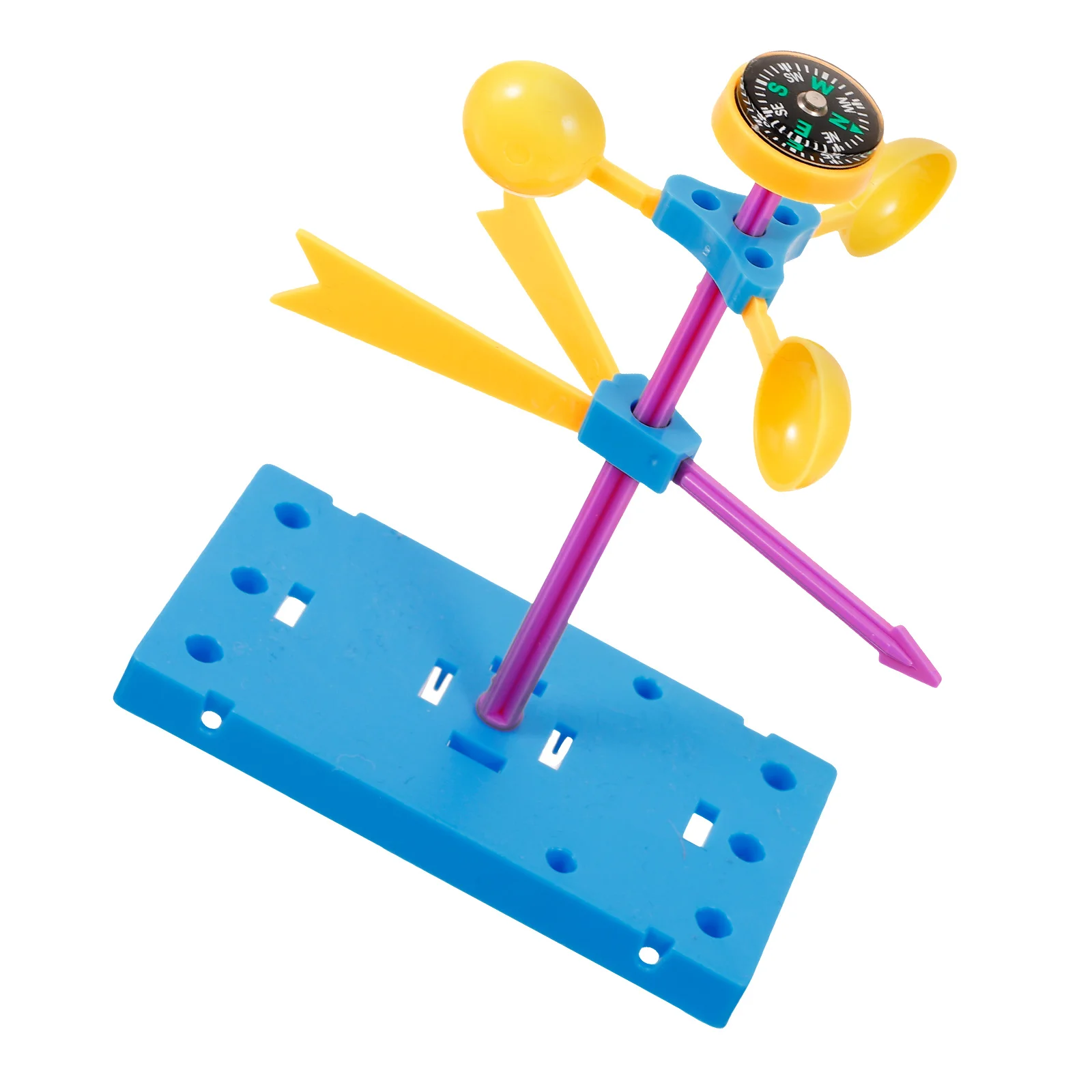 

1 Set Vane Plaything Assemble Kids Science Educational Experiment Diy Wind Vane Wind Direction Indicator For Birthday Christmas