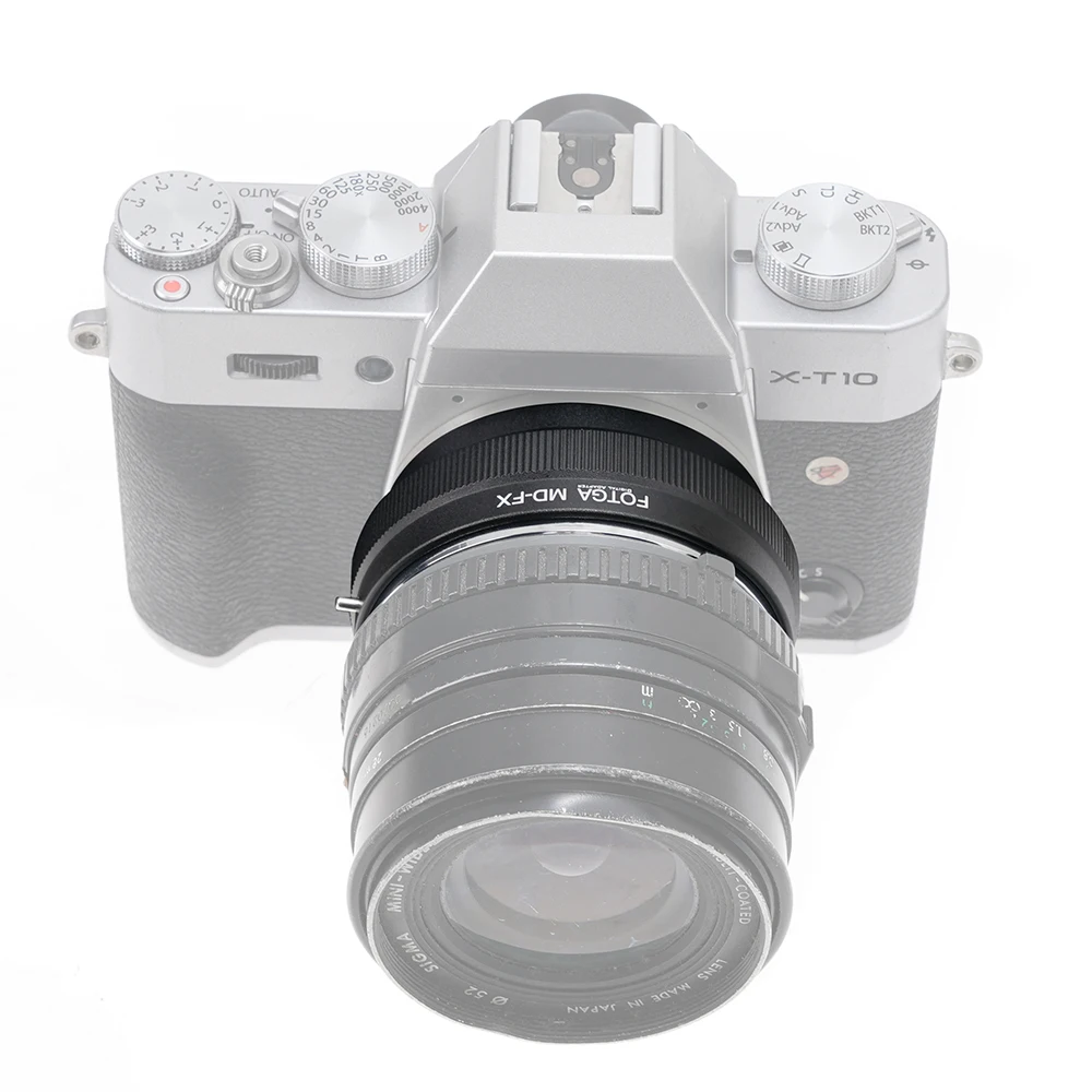 Pierścień adaptera obiektywu FOTGA MD-FX do obiektywów Minolta MD do aparatów Fujifilm X Mount X-A1 X-A2 X-A3 X-A10 X-M1 X-E1 X-E2 X-E2S X-T1 — zdjęcie produktu 3