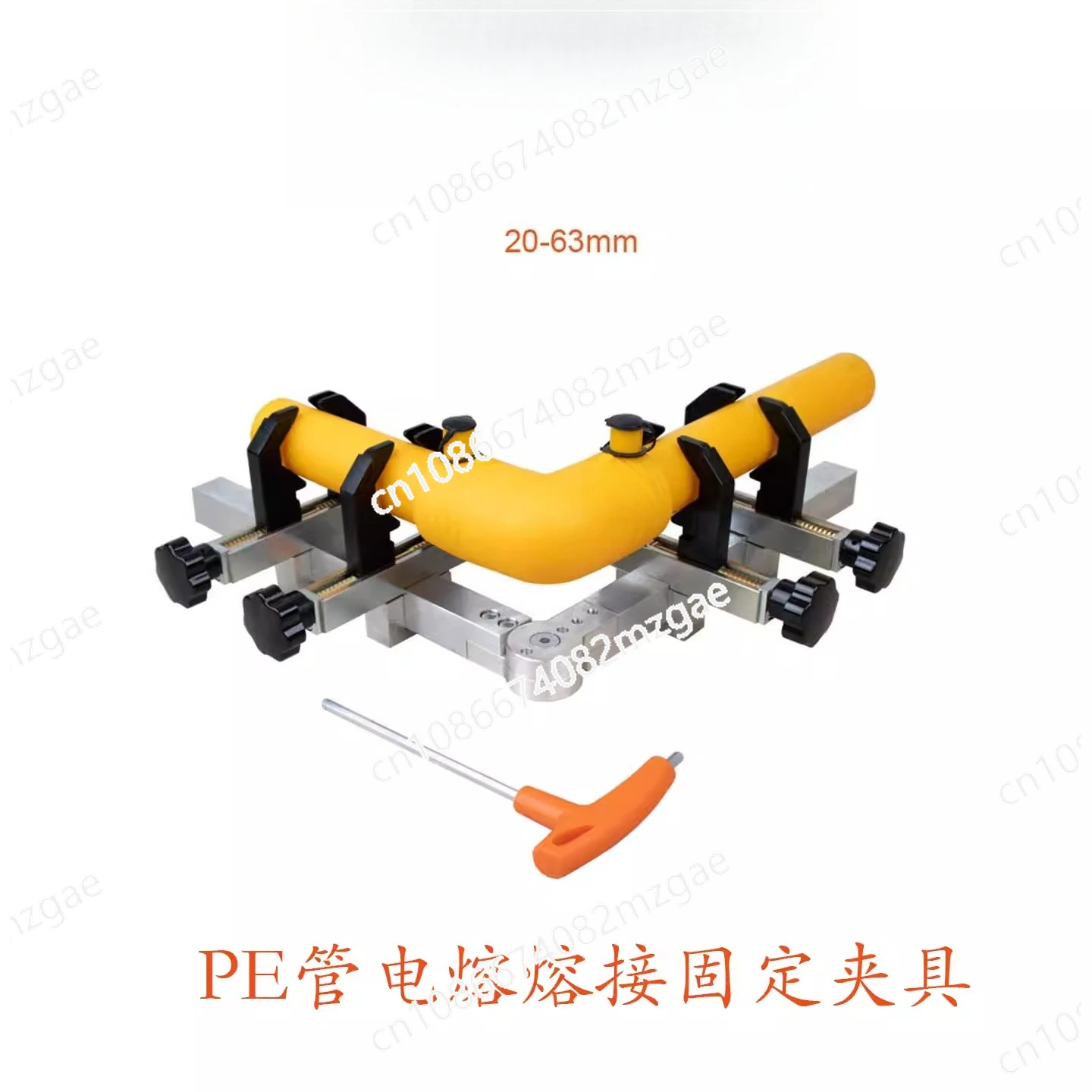 PE pipe electrofusion fixing fixture welding fixture pipe bracket flattening gas check clip cutting knife pipe clip