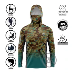 RT Mask Hoodies Shirts Suitable For Fishing Hunting Climbing Camping Hiking Outdoor Sun Protection Breathable Clothing #4