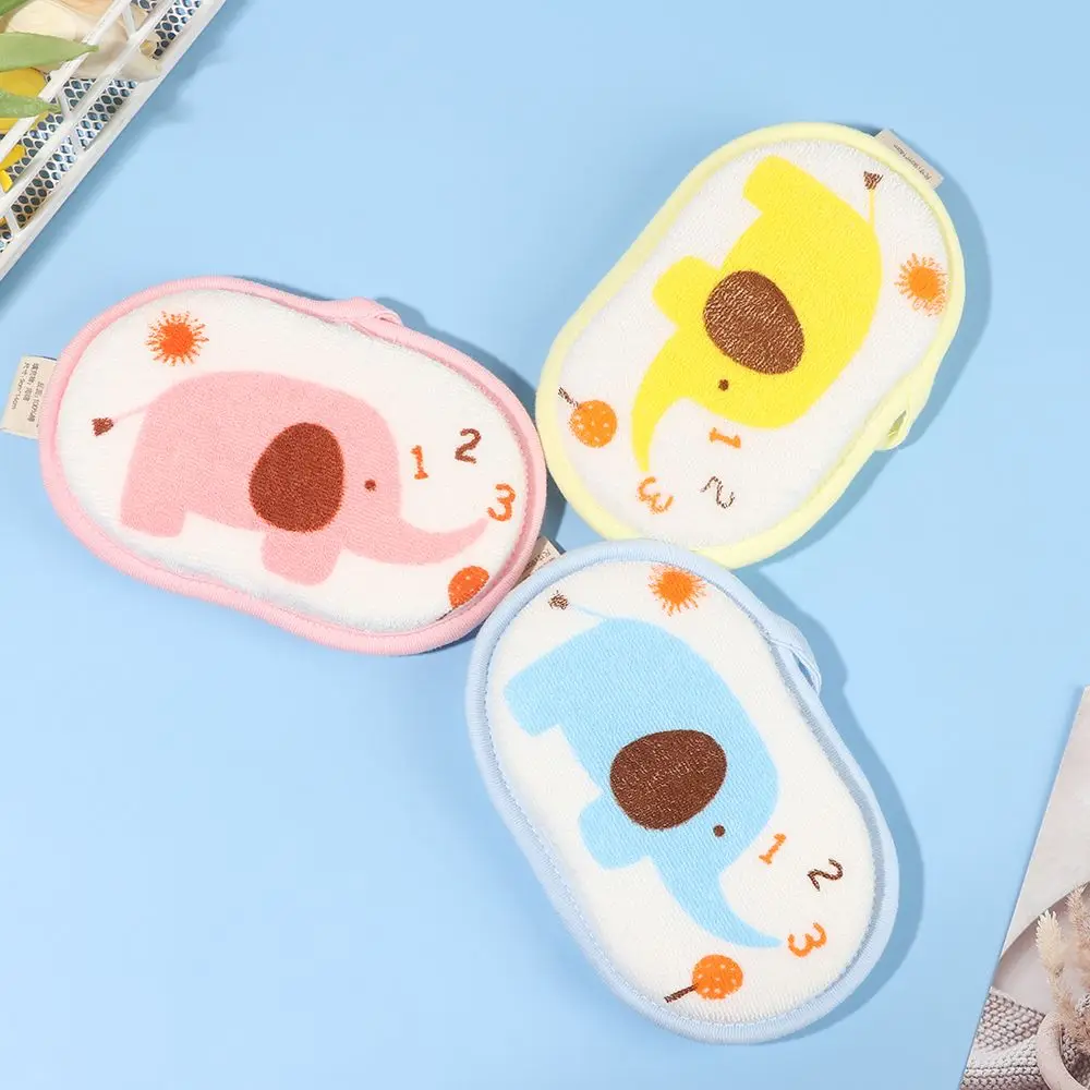 

Exfoliating Massager Bath Sponge Brush Bath Towels Bath Ball Shower Brush Bath Sponge Elephant Pattern Infant Children Rub