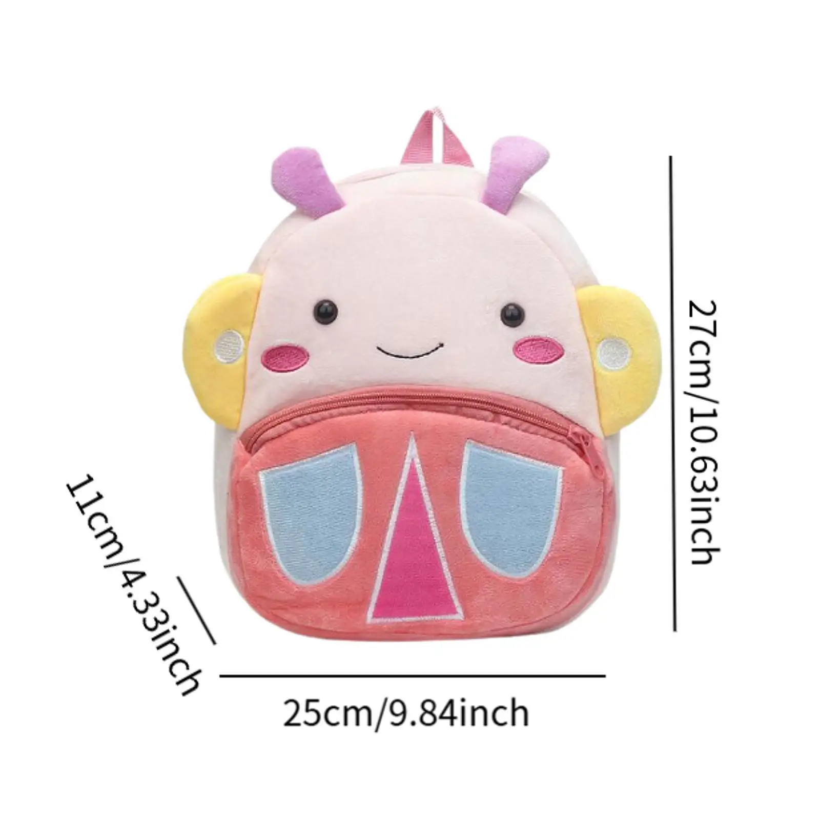 Mochila para niños pequeños de felpa suave de dibujos animados para niños y niñas Mochila pequeña de felpa