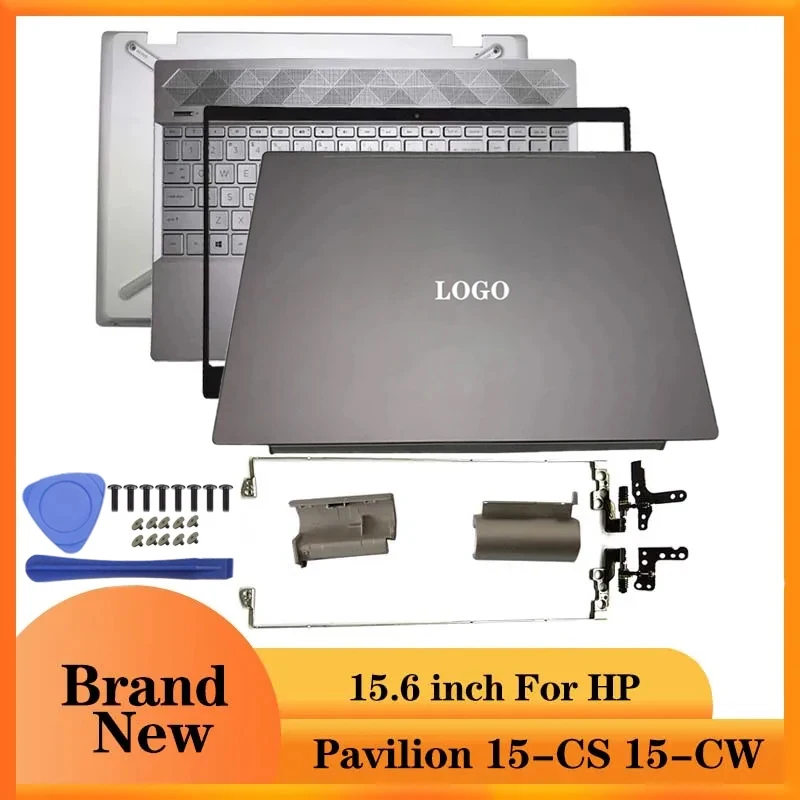 Imagem -01 - para hp Pavilion 15-cs 15-cw Portátil Lcd Capa Traseira Dobradiças Dobradiça Capa Palmrest Teclado Retroiluminado Case Inferior L28379001 L24753-001 para hp pavilion 15 cs 15 cw portatil lcd capa traseira dobradicas dobradica capa palmrest teclado retroiluminado case inferior l28379001 l24753 001 01