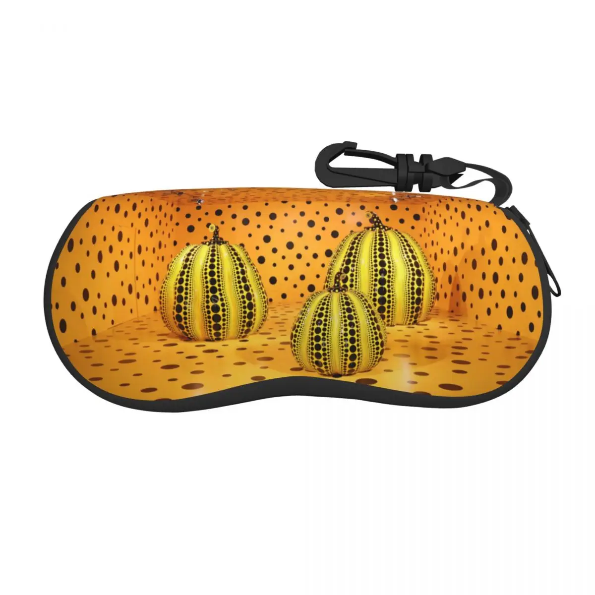 

Custom Yayoi Kusama Pumkin Abstract Art Glasses Case Portable Shell Eyeglasses Case Sunglasses Box