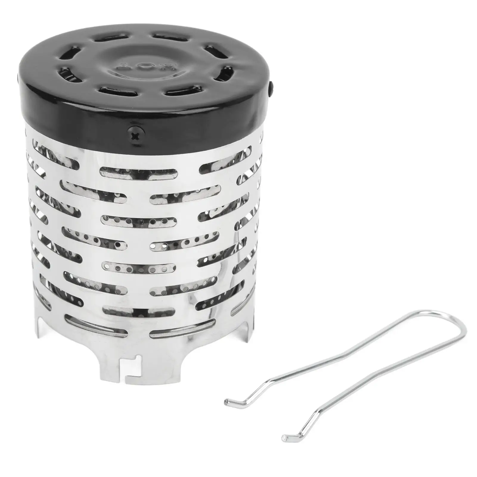 

Нагревательная крышка для походной печи с ручкой, даже распределение тепла, дизайн вентиляционного отверстия, аксессуар для обогрева уличной палатки