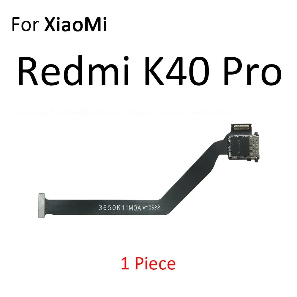 SIM-Kartenhalter Tray Slot Reader Sockel Flex für Xiaomi Mi 12 12S 11 Lite 11i 11X Poco F3 F4 Civi 1S Redmi K40S K40 Pro Plus