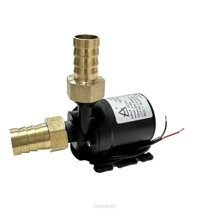 Water Pump 12v 24V DC Home Portable Brushless Motor Submersible Water Pump Brass Joints 14/16/19mm Cooling System Fountains Mini