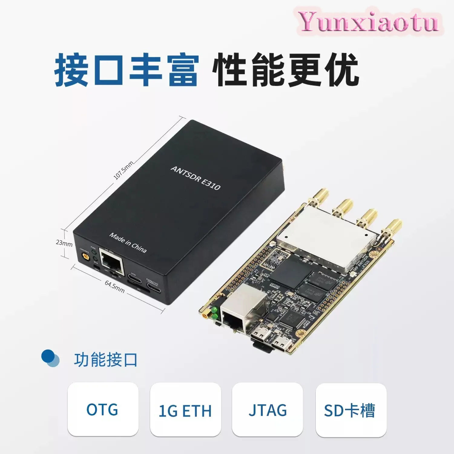 ANTSDR E310 70MHz-6GHz SDR Board with AD9361 Zynq 7020 2T2R MIMO Open Source for GNU Radio OpenWifiyzer