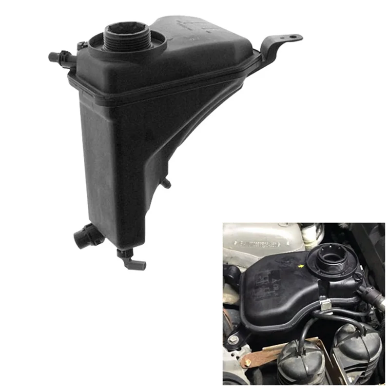 17137640514 Car Radiator Coolant Reservoir Expansion Tank with Sensor For- E90 E91 E92 E81 E93 E89 E84 E88 E82