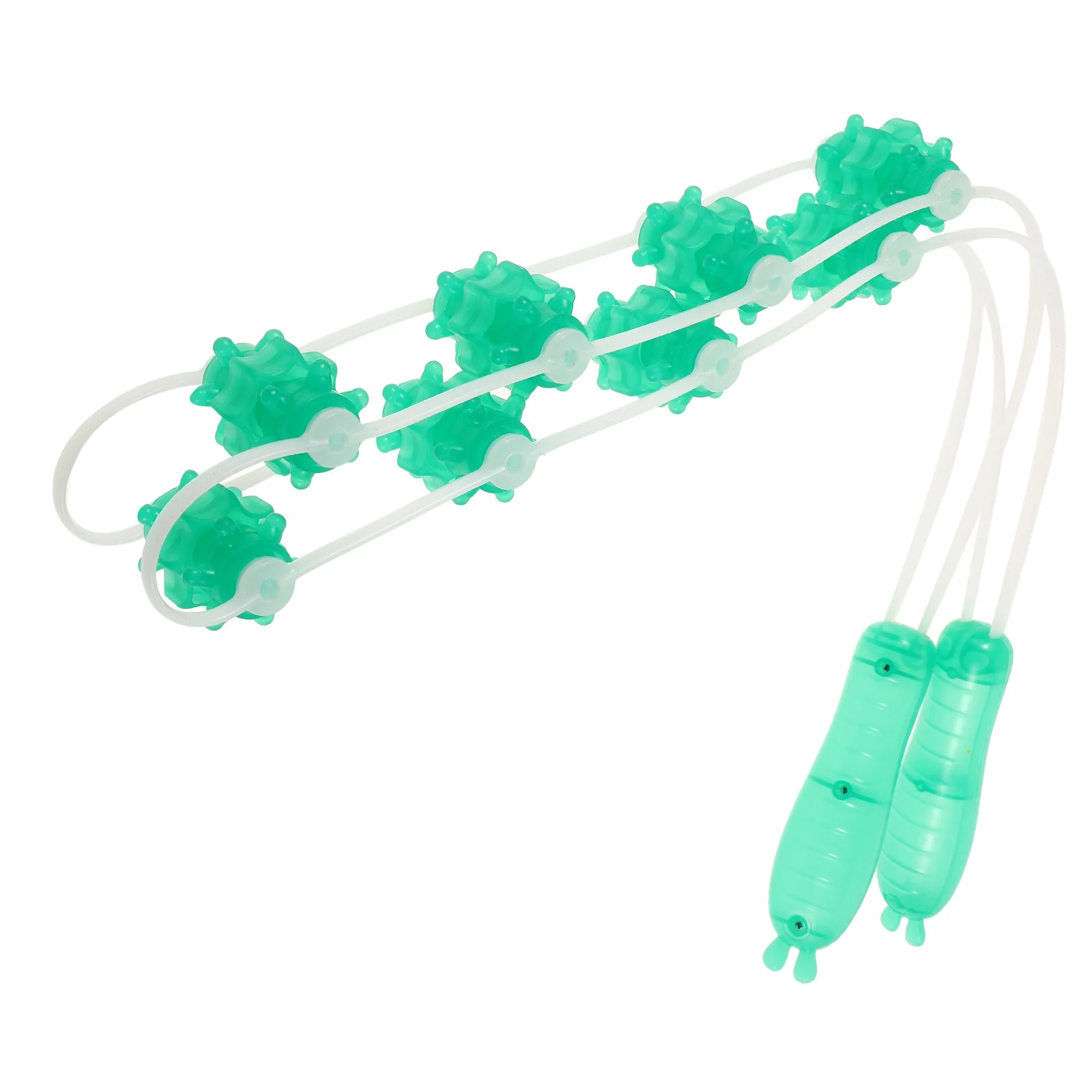 

Ручной ролик-массажер для спины с восемью роликами для облегчения глубоких тканей мышц, удобная твердость, портативный дизайн для шеи