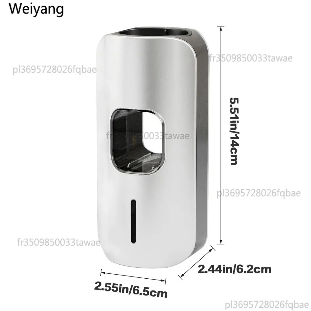 موزع معجون أسنان أوتوماتيكي ذكي، عصارة معجون أسنان طويلة الأمد خالية من اللكمات للحمام العائلي #6