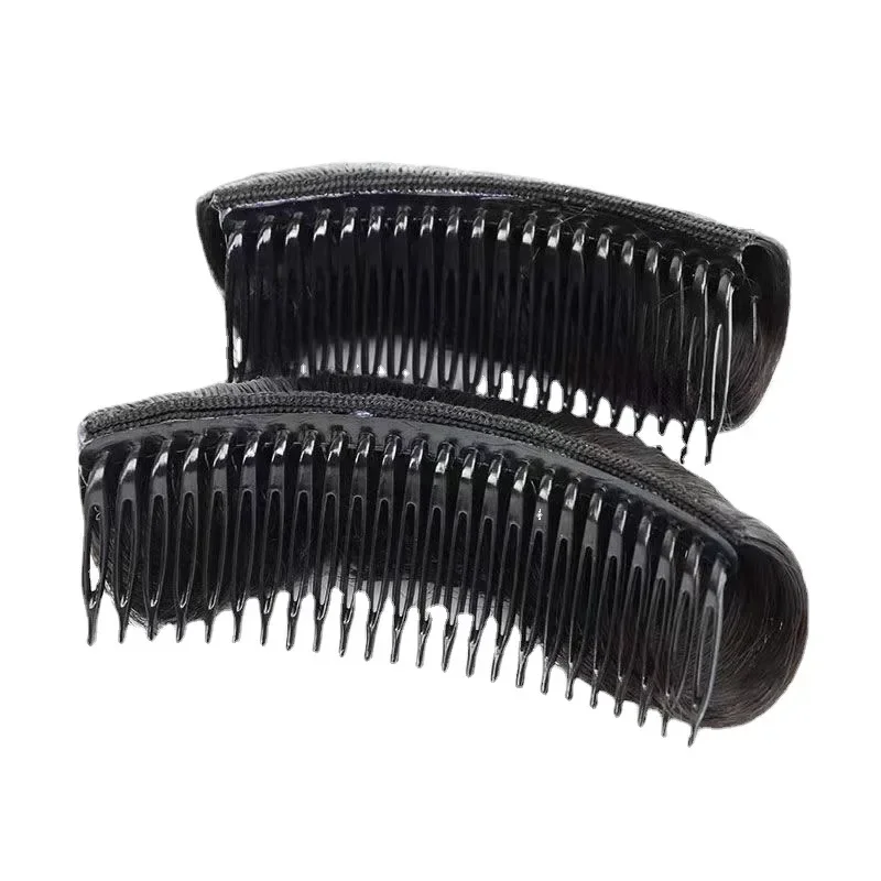 Invisible Fluffy Hair Pad Wig Cushion Comfortable High Temperature Fiber Insert Comb Fluffy Hair Clip Increase Hair Style Tools