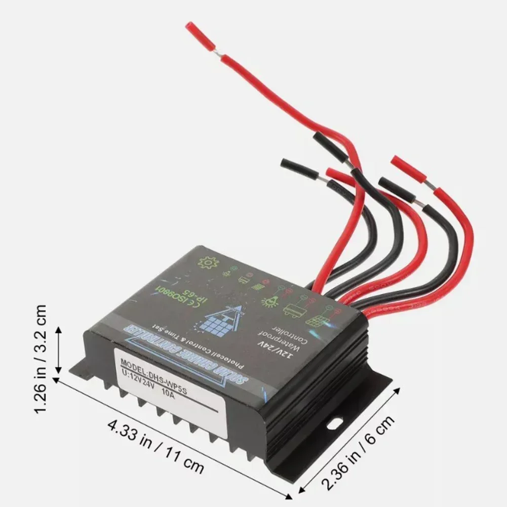 12/24V Mppt Regulator Intelligent Solar Controller Solar Charge Light Control For Short Circuit Reverse Connection Protection