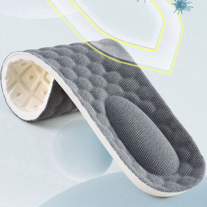 Sports Shoes Insoles Super Soft Running Insole for Feet Shock Absorption Baskets Shoe Sole Arch Support Orthopedic Inserts