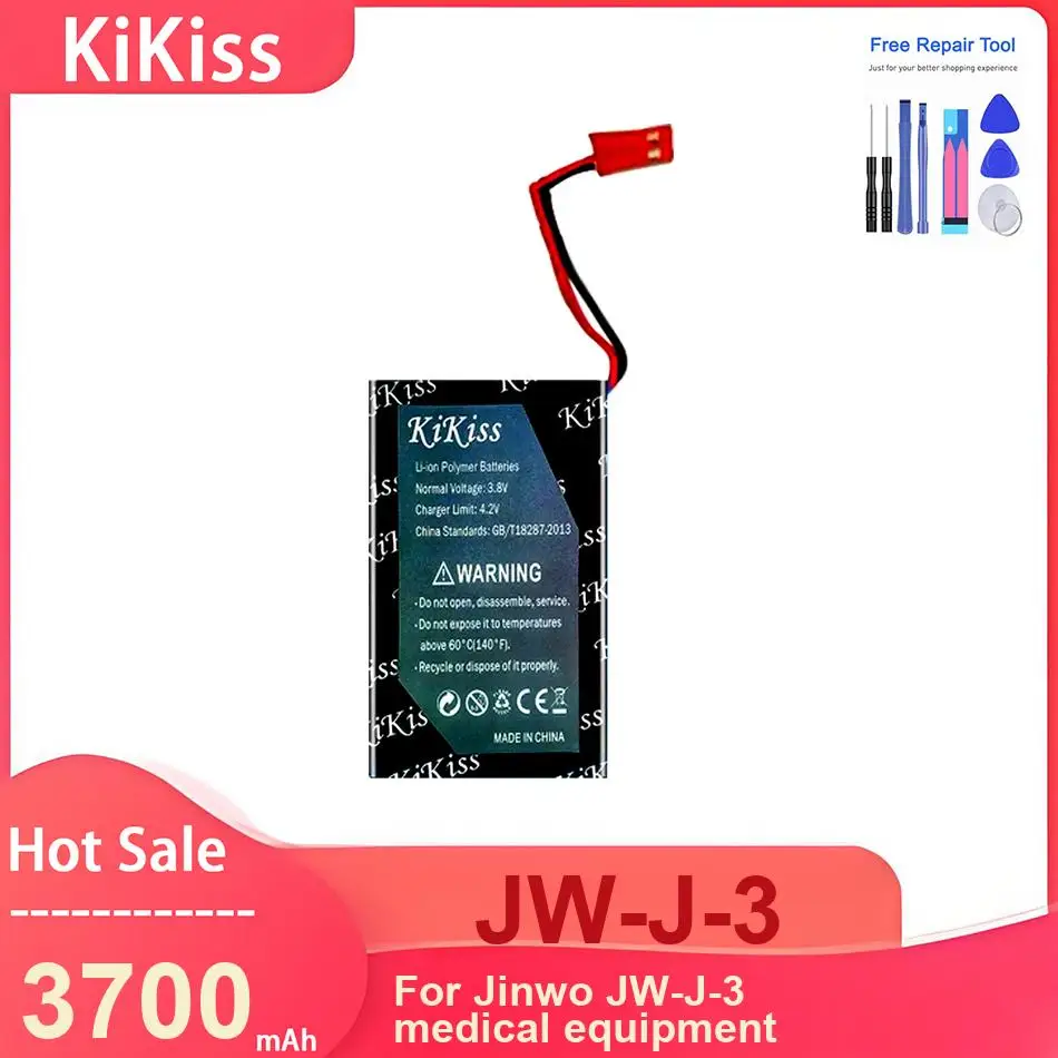 

KiKiss Battery For Jinwo JW-J-3 medical equipment ,JW-J-3 3700mAh Batteries