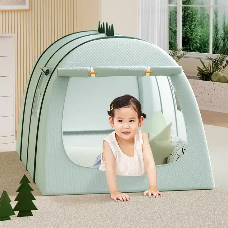 Tenda giocattolo portatile per bambini Tenda per bambini per interni ed esterni Tenda per giochi di sicurezza con finestre in rete traspirante Tenda per casetta da gioco con custodia