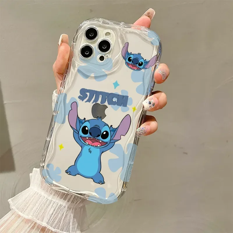 NEW Stitch Cute Phone Case For iPhone 15 14 13 12 11 Pro Max XR XS Max 7 8 Plus Lovely Y2K Naughty Happy Anti Fall Soft Cover