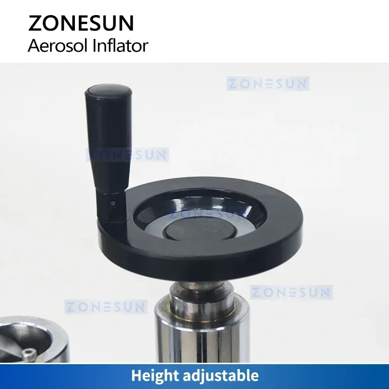 Máquina de Llenado de Gas para Aerosoles ZONESUN ZS-CQ1, Llenadora de Latas de Aerosol, Máquina de Recarga de Pintura en Aerosol, Inflador de Latas de Aerosol