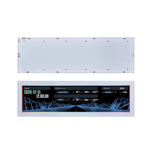 Imagen 2 del producto LIANLI Pantalla universal (US88v1) LCD IPS de 8,8 ′′, 1920×480, 60 Hz, 500 nits, Pantalla secundaria de la caja de la computadora.