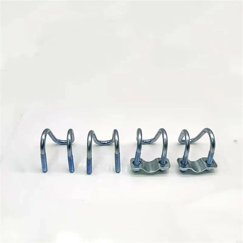 10pcs Logam Konektor Pipa Klem Double Fixator Buckle M68e