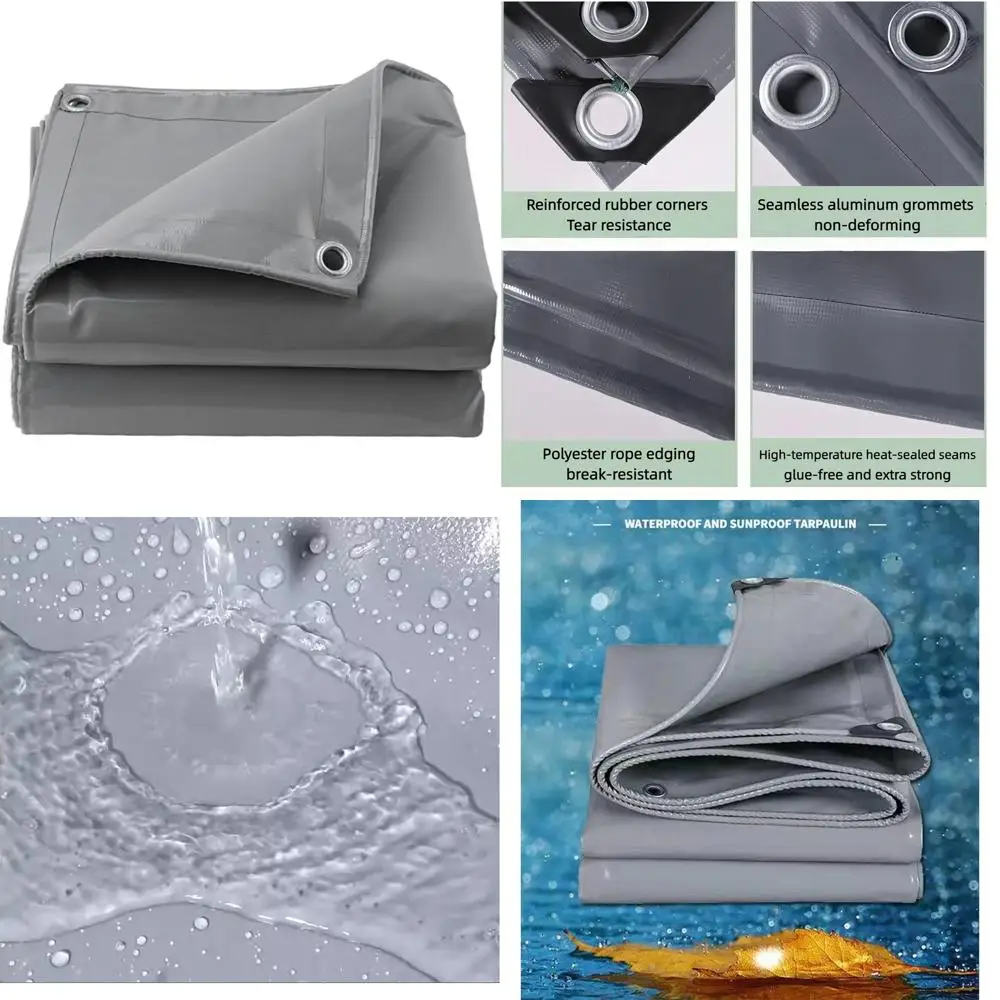 

Водонепроницаемый чехол для уличной сауны, прочный, двусторонний, устойчивый к разрывам, 78.74 x 118.11