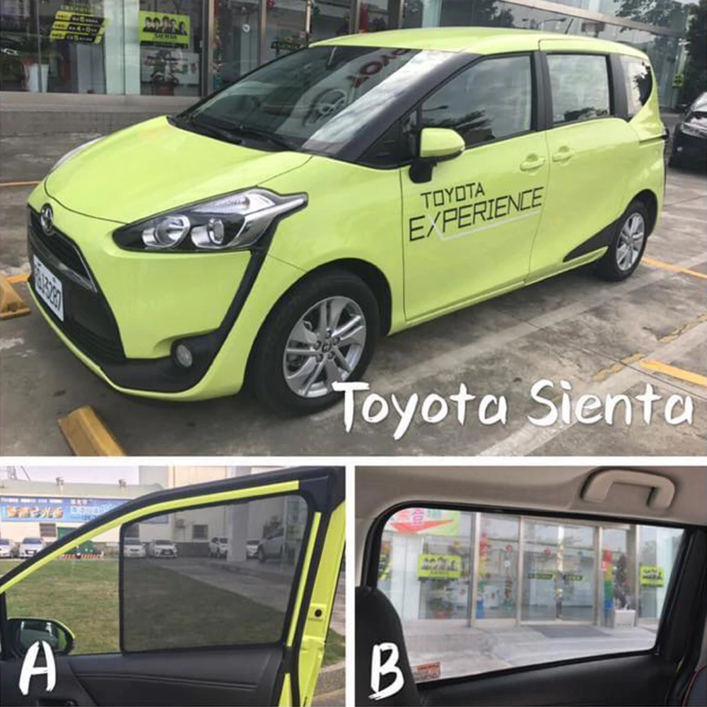 For Toyota SIENTA XP170 2015-2022 Magnetic Car Sunshade Visor Front Windshield Frame Curtain Rear Side Window Sun Shade Shield