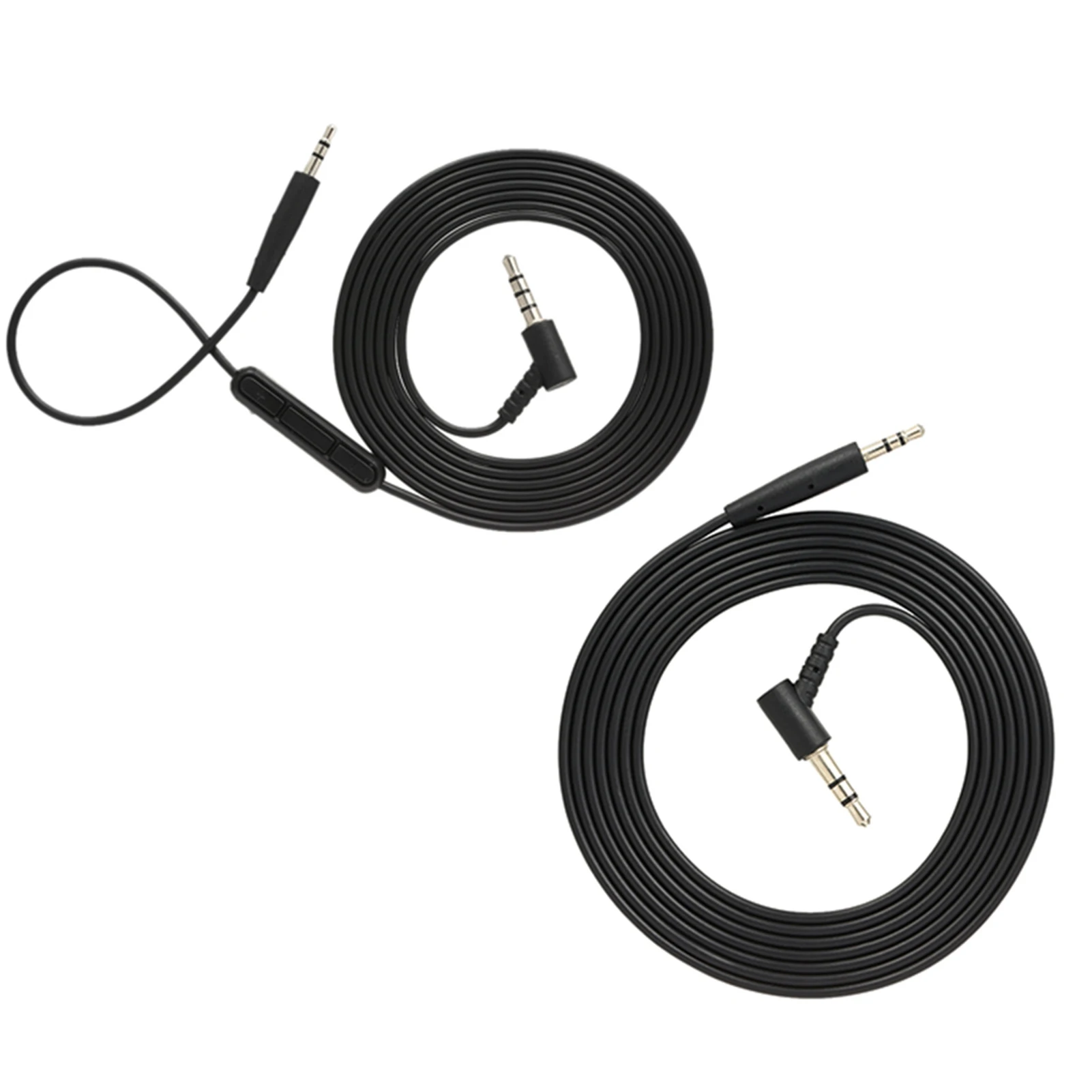 1.5 متر كابل الصوت كابل 3.5 مللي متر إلى 2.5 مللي متر كابل الصوت لسماعة OE2 مع ميكروفون التحكم في مستوى الصوت خط التحكم في سماعات الرأس خط الحبل