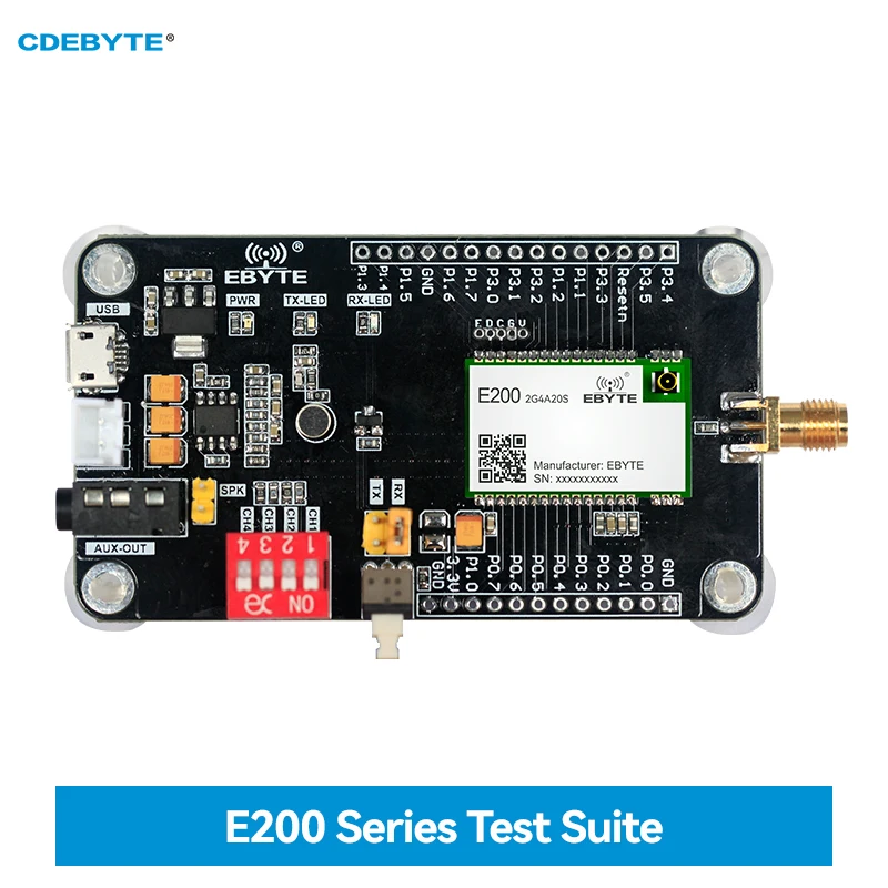 

2.4G Test Board E200-2G4A20S-TB for Wireless Audio Transmission Module CDEBYTE 20dbm Long Distance 300m Small Size