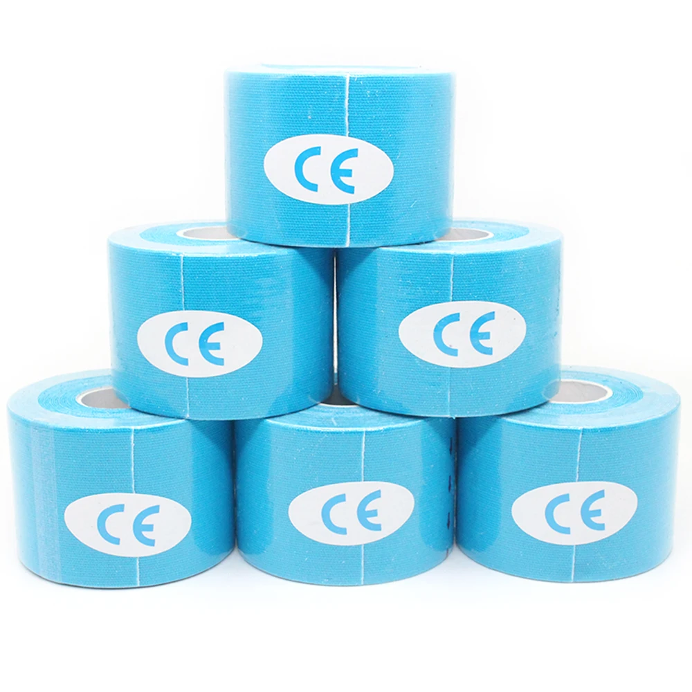 Sports Tape Kinesiology Tape Athletic Tape Breathable Physical Therapy Cotton Reduce Pain Injury Recovery Provides Supports