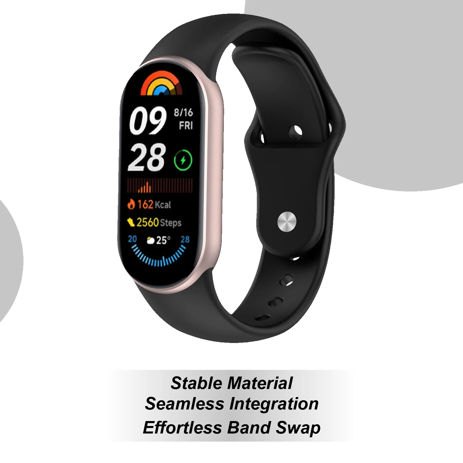 미밴드 10 9 8 NFC 시계 손목밴드 스마트워치 방수 퀵 릴리즈 시계줄 여행 피트니스 운동용