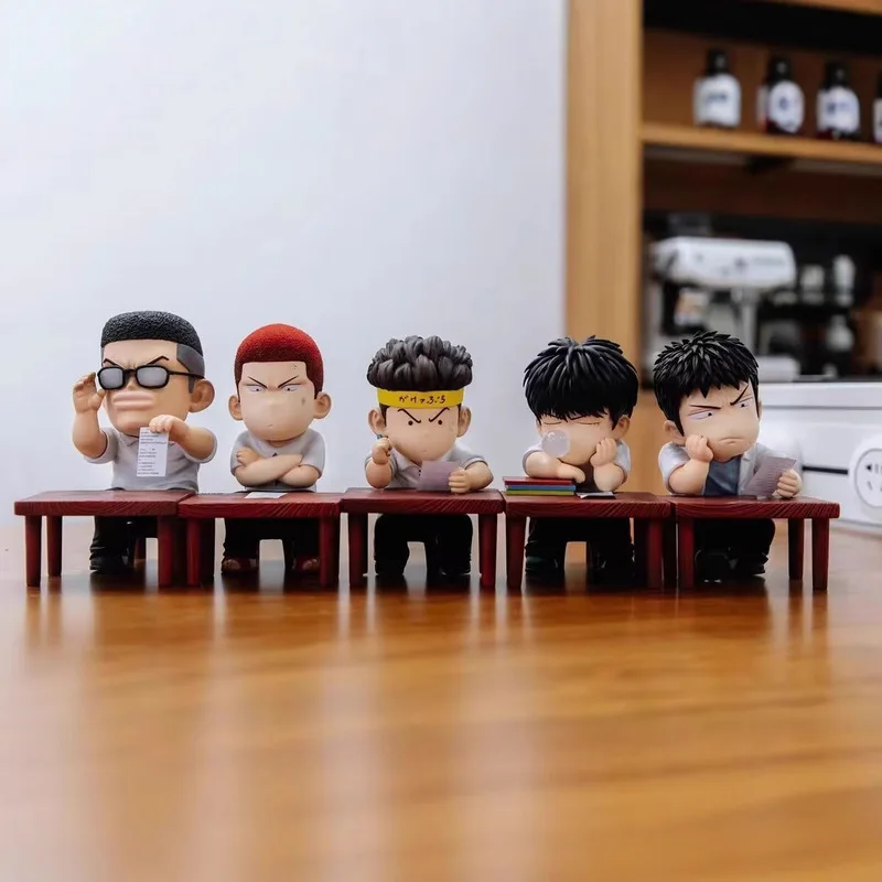 

Slam Dunk Exam PVC Q Version Handheld Figures - Desktop Ornament Car Model Toy for Children Gift Collectible Action Figures