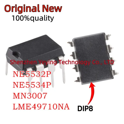 10 piezas Ne5532P Ne5532 Ne5534P Ne5534 Lme49710Na Mn3007 Mn3007 Dip8