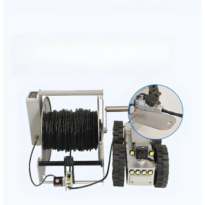 Pipeline inspection robot Municipal sewage investigation Pipeline robot Tunnel culvert Pipeline crawling robot