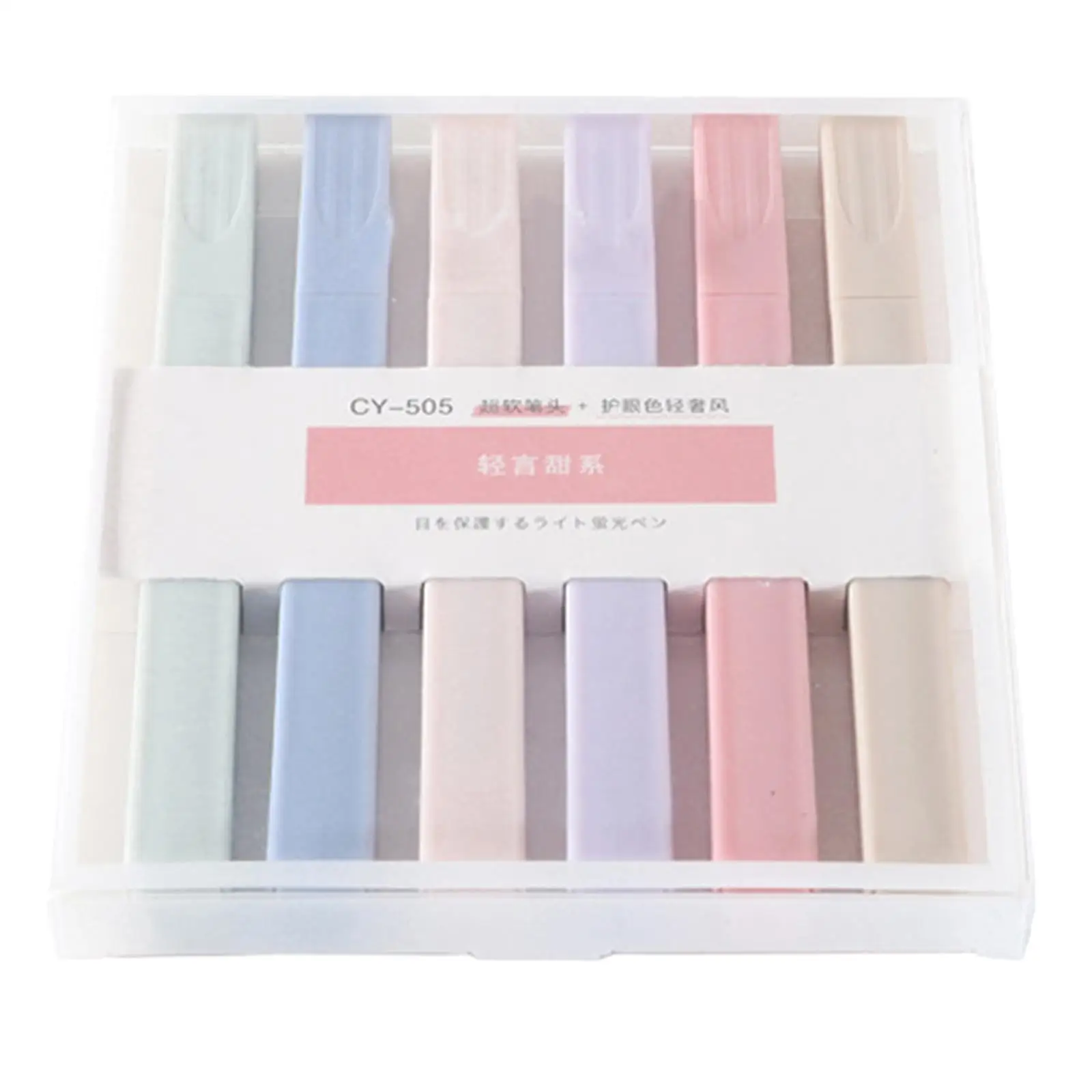 6x Marker Pen,Writing Highlighters Pens Set for Office DIY Photo Album,Student Stationery, Supplies