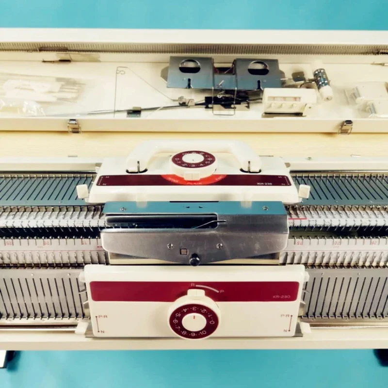 أدوات كهربائية 2.8 جرام ماكينة حياكة يدوية منزلية لتقوم بها بنفسك سترة وشاح شال KH230/KR230 ماكينة حياكة إبرة الملعب 9.0 مللي متر