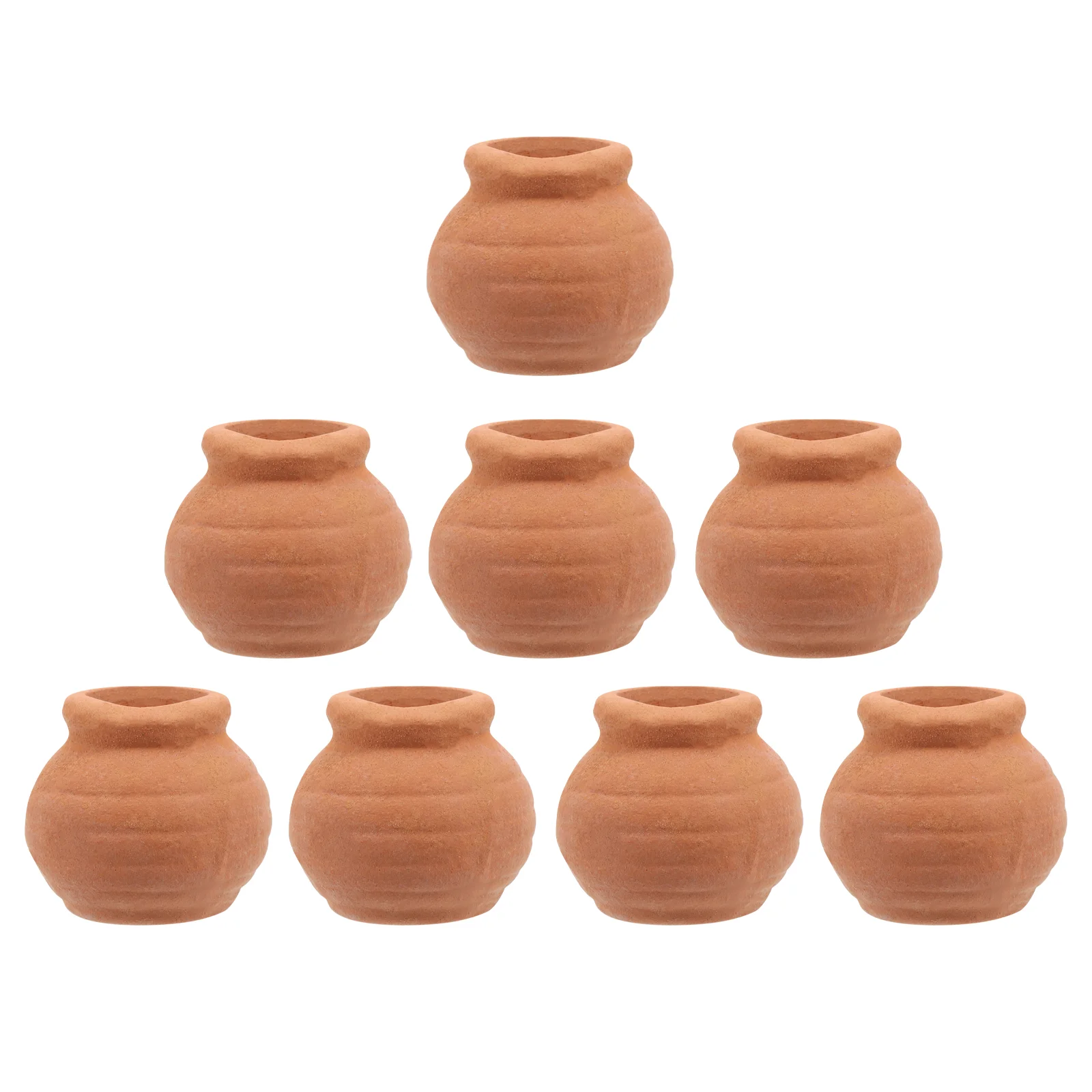 Thumb Succulent Flowerpot Nursery Pots Clay Mini Terracotta for Plants Dollhouse Desktop Miniature Pottery Planter Garden