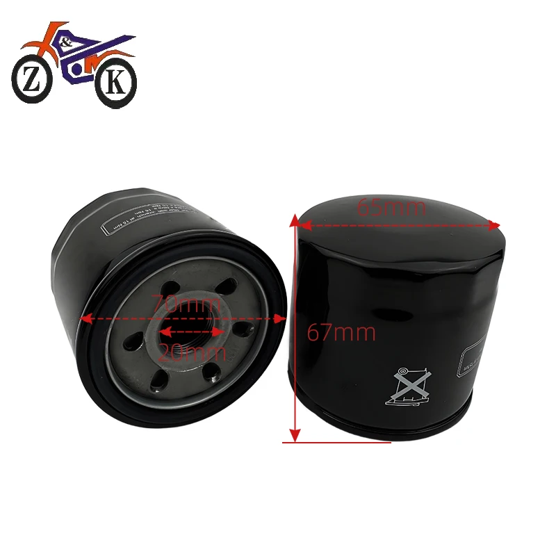 1PCS Motorcycle Oil Filter Replacement For Benelli BJ500 BJ600 TRK502 TRK502X Leoncino500 BN600 TNT600 TNT300 260146090010