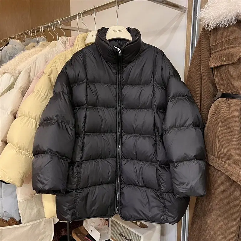 

Fashion Warm Cotton-padded Clothes Women's Medium and Long Thickened 2025 Winter New Loose Warm Bread Clothes