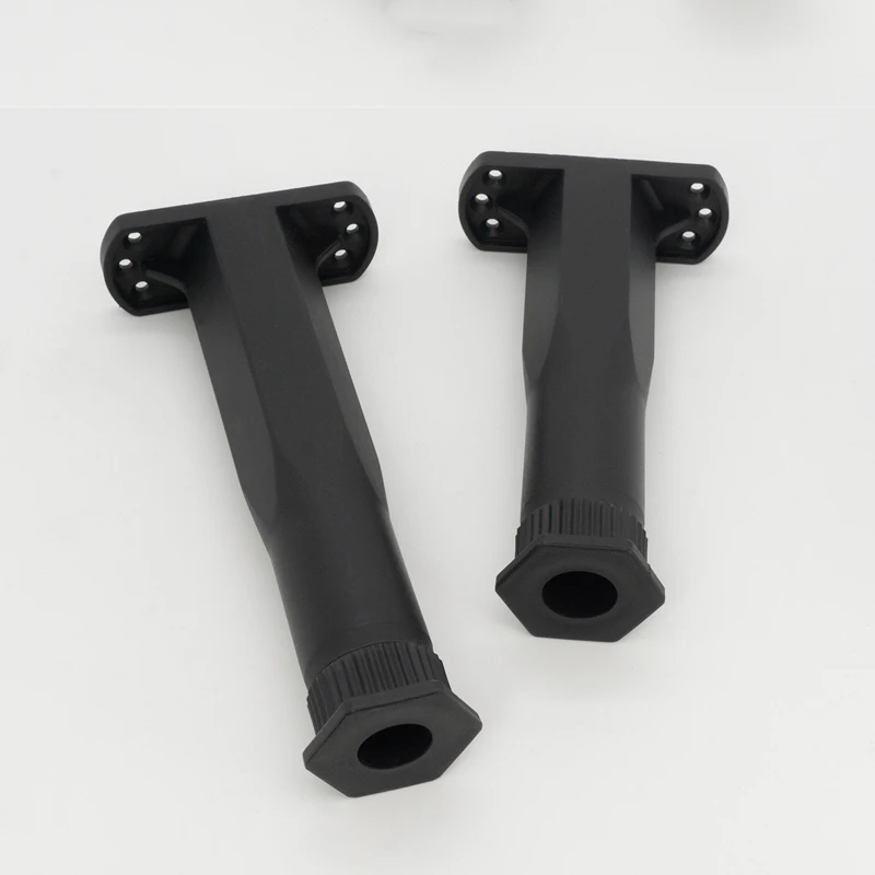 1Pcs Rib Skeleton T-shaped Adjustable Foot Steel Plastic Plastic Support Foot Middle Foot Bed Frame Foot Furniture Hardware Foot