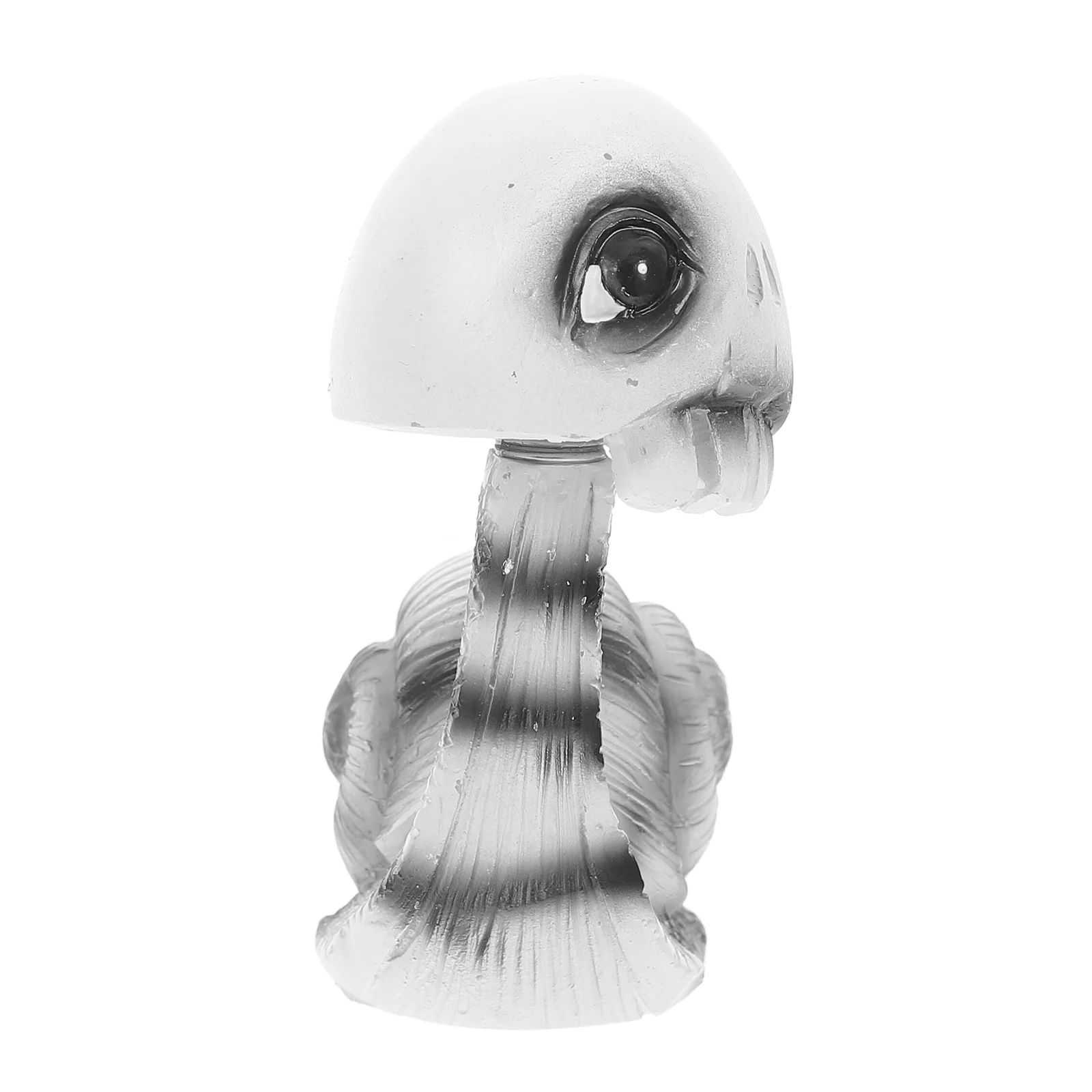 Snails Halloween Decoration Bobblehead Skull Home Office Resin Crafts Car Synthetic Creepy Statue Bonsai Adornment