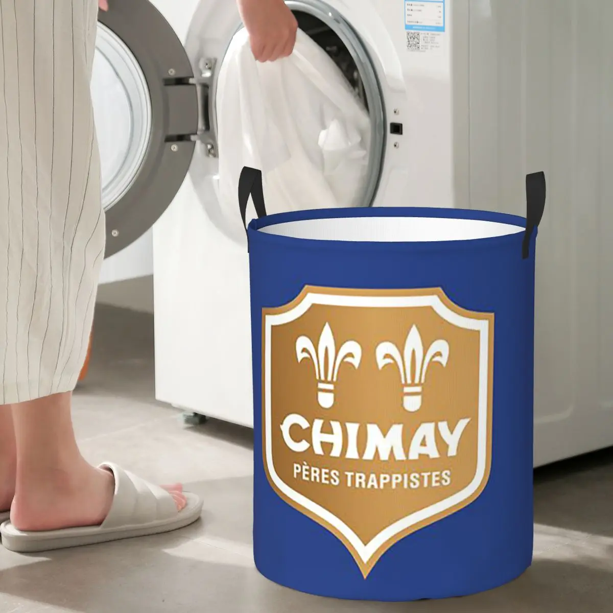 Laundry Collector Chimay Logo Foldable Laundry Basket Home Organizer Baby Washing Basket Home Organizer - view 6